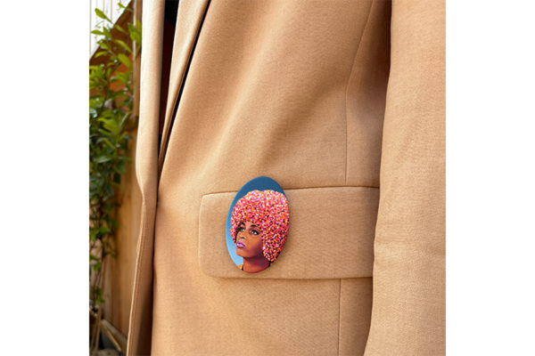 broche culturelle angela davis