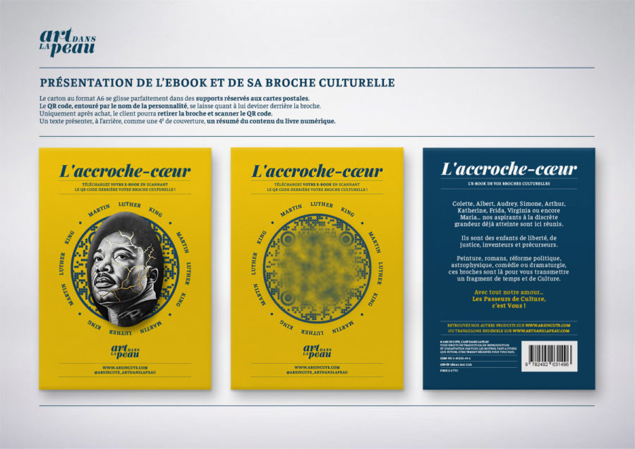 broche culturelle martin luther king