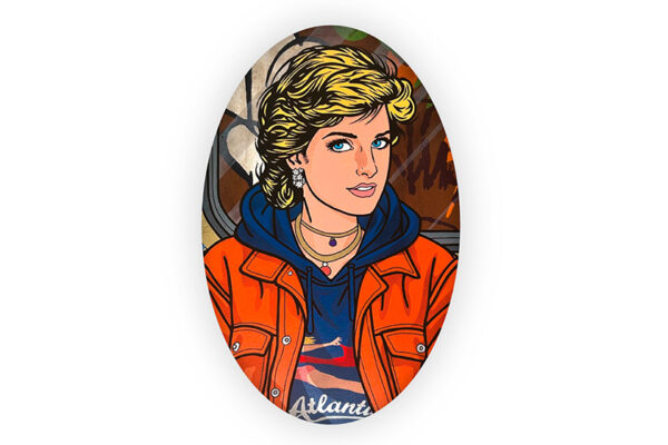 broche culturelle lady diana, princesse de galles